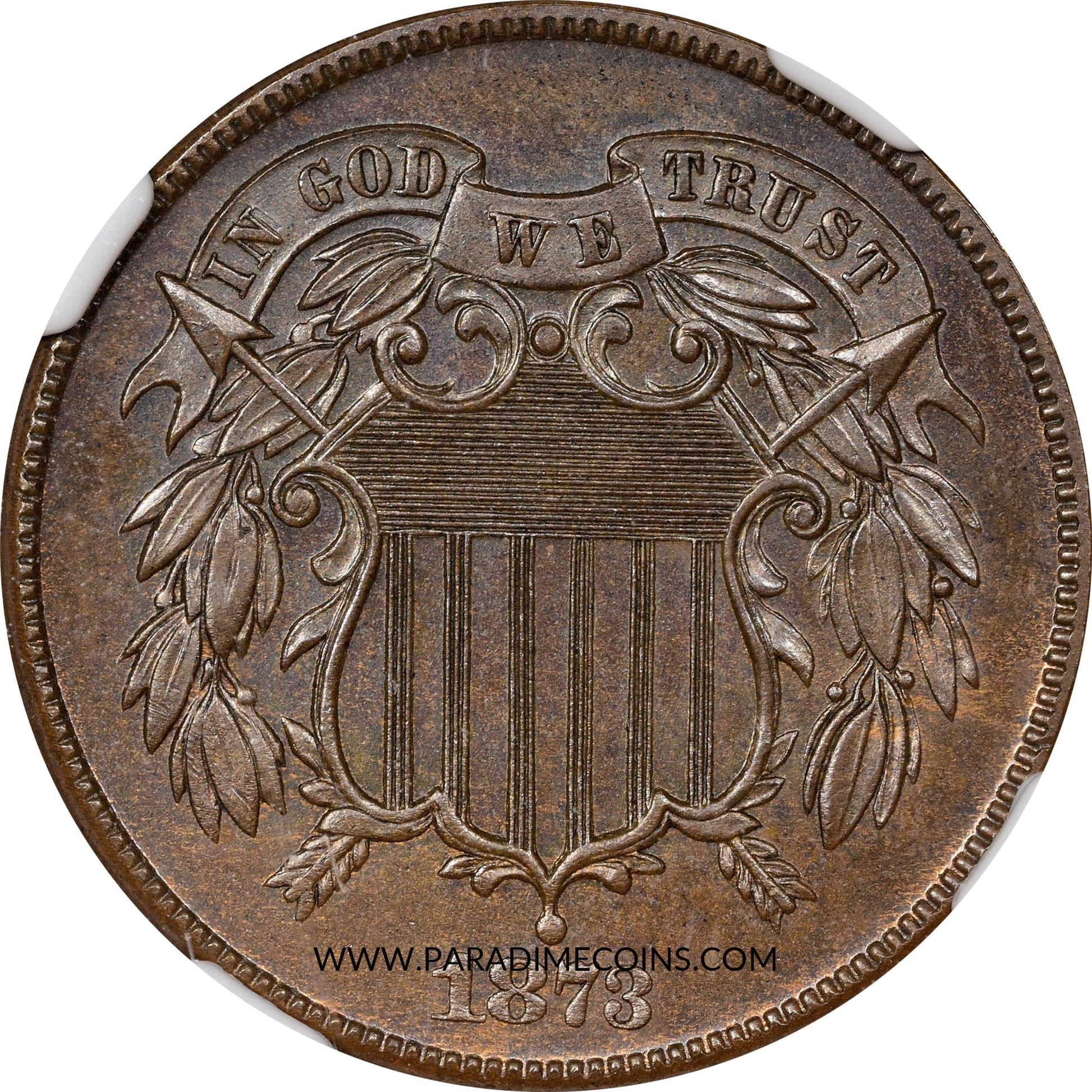 1873 2C CLOSED PR66 BN NGC CAC - Paradime Coins | PCGS NGC CACG CAC Rare US Numismatic Coins For Sale