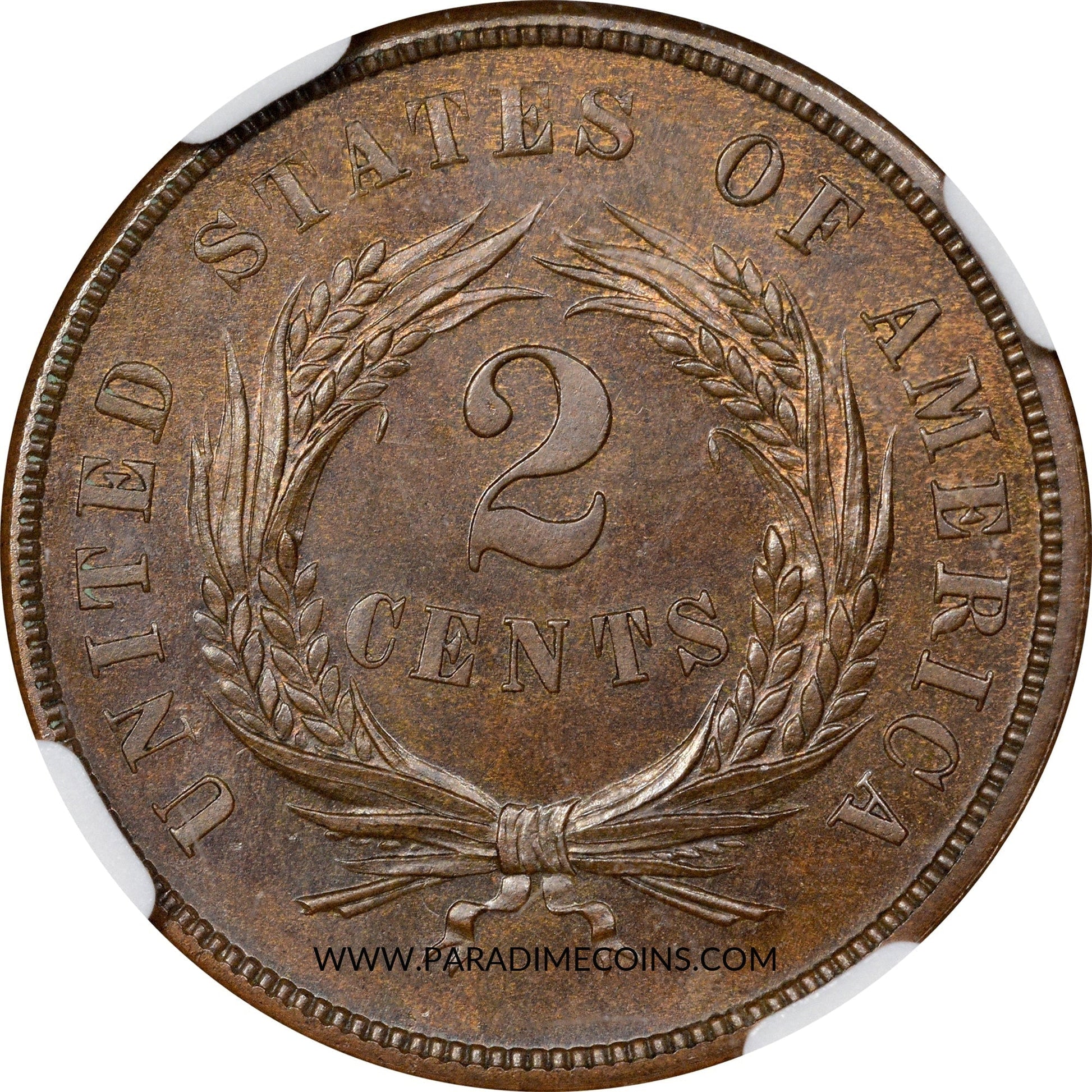 1873 2C CLOSED PR66 BN NGC CAC - Paradime Coins | PCGS NGC CACG CAC Rare US Numismatic Coins For Sale