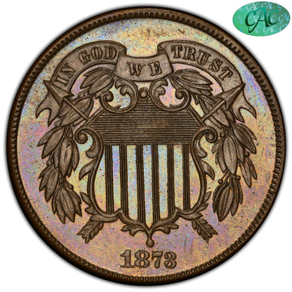 1873 2C CLOSED PR66 BN PCGS CAC - Paradime Coins | PCGS NGC CACG CAC Rare US Numismatic Coins For Sale