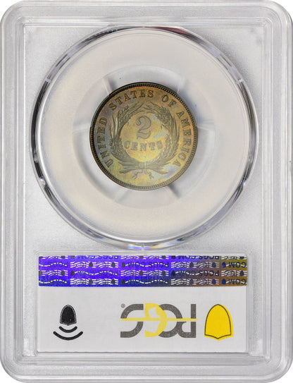 1873 2C CLOSED PR66 BN PCGS CAC - Paradime Coins | PCGS NGC CACG CAC Rare US Numismatic Coins For Sale