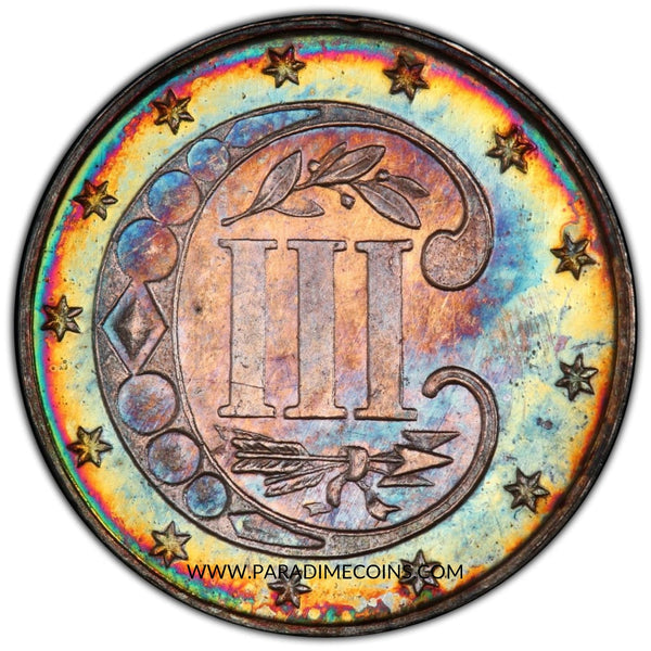 1873 3CS PR65 PCGS CAC - Paradime Coins | PCGS NGC CACG CAC Rare US Numismatic Coins For Sale