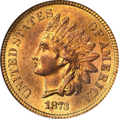 1873 1C OPEN 3 MS65 RD PCGS EEPS - Paradime Coins | PCGS NGC CACG CAC Rare US Numismatic Coins For Sale