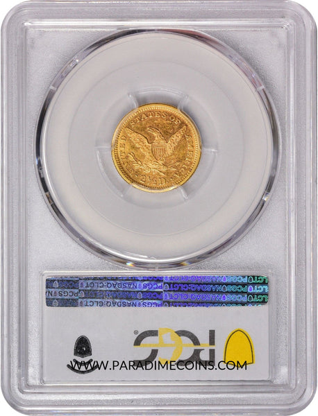 1874 $2.5 MS62 PCGS CAC - Paradime Coins | PCGS NGC CACG CAC Rare US Numismatic Coins For Sale