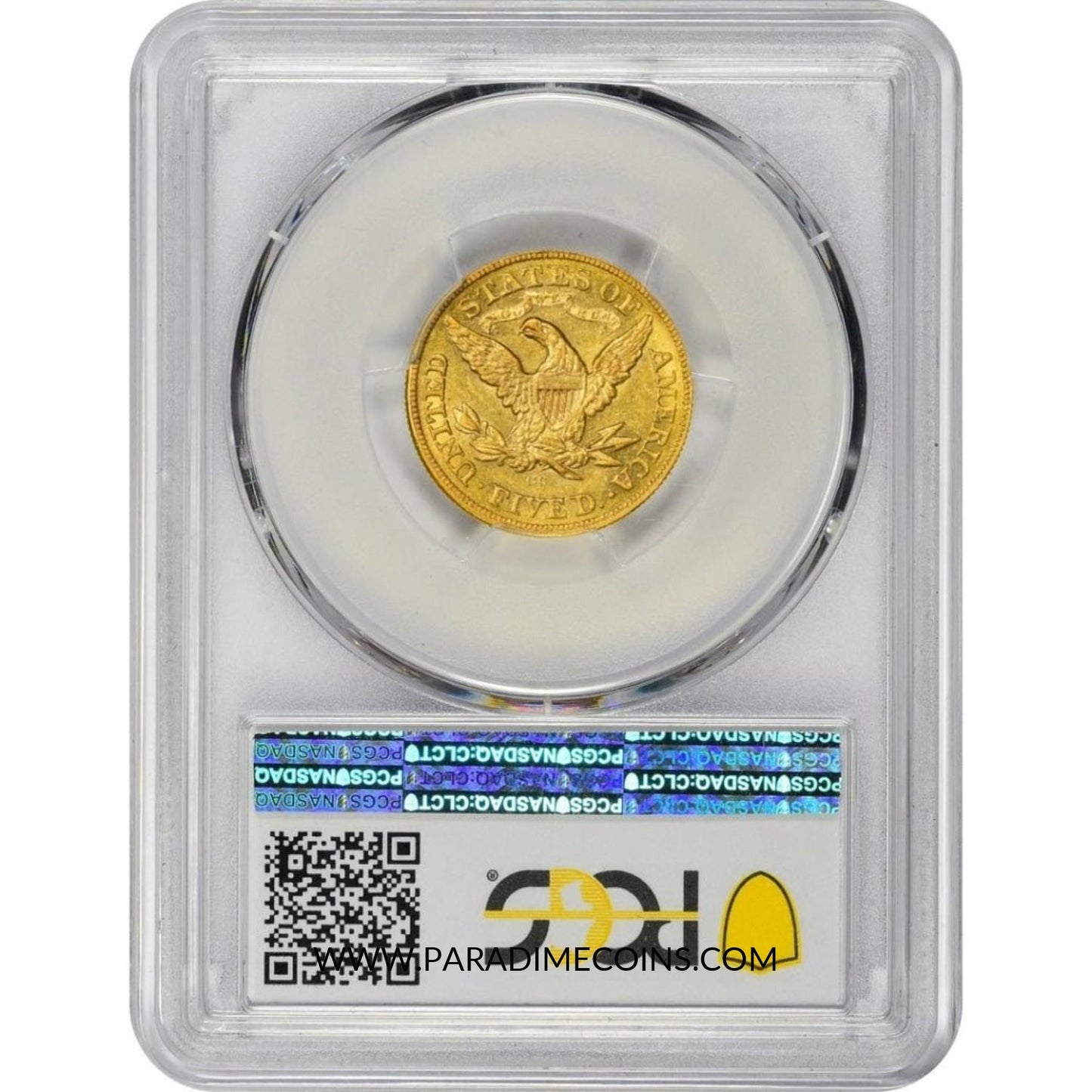 1874-CC $5 AU55+ PCGS CAC - Paradime Coins | PCGS NGC CACG CAC Rare US Numismatic Coins For Sale