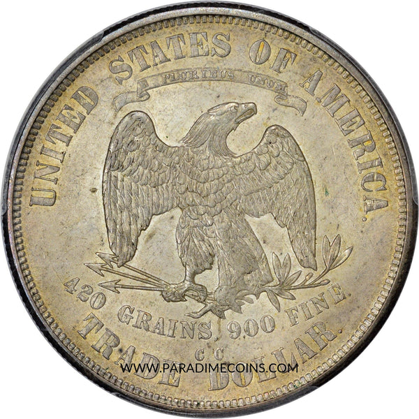 1875-CC T$1 MS63 PCGS CAC - Paradime Coins | PCGS NGC CACG CAC Rare US Numismatic Coins For Sale