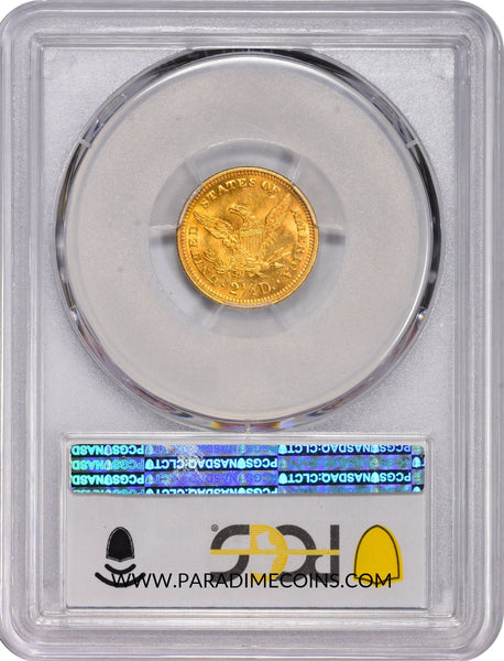 1876 $2.5 MS64 PCGS - Paradime Coins | PCGS NGC CACG CAC Rare US Numismatic Coins For Sale