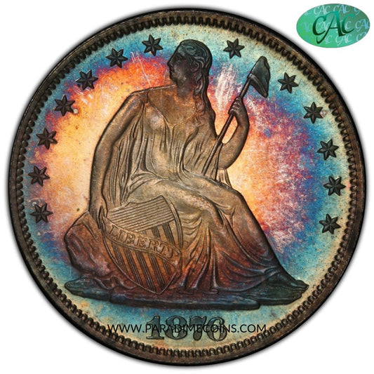 1876 50C PR66+ CAM PCGS CAC - Paradime Coins | PCGS NGC CACG CAC Rare US Numismatic Coins For Sale