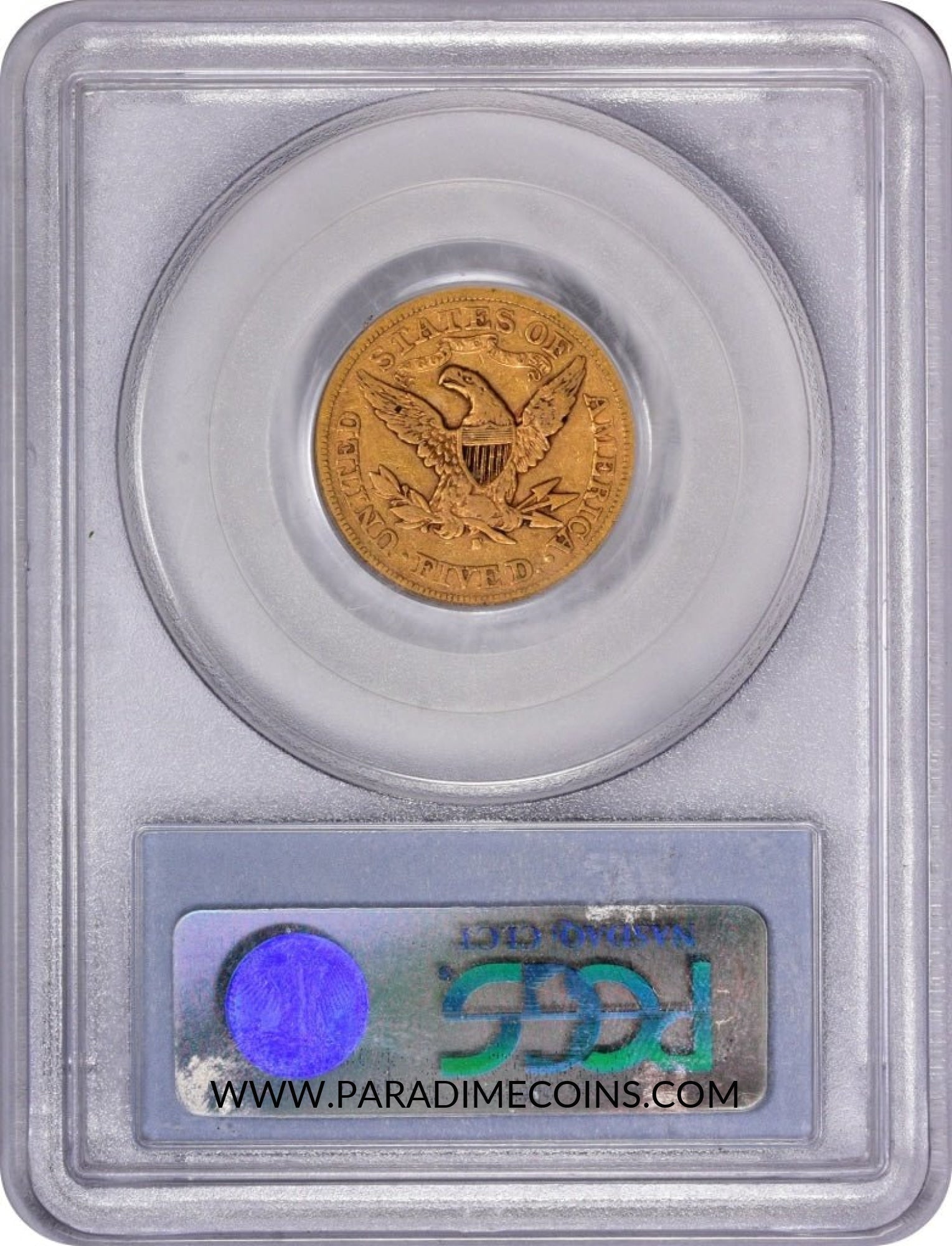 1876-S $5 VF30 PCGS CAC - Paradime Coins | PCGS NGC CACG CAC Rare US Numismatic Coins For Sale