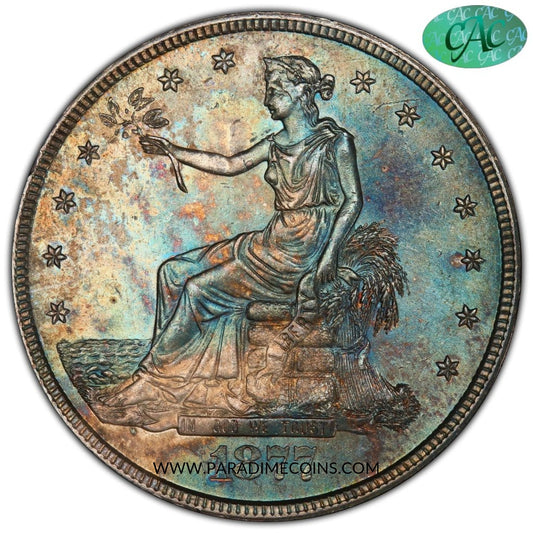 1877-S T$1 MS61 PCGS - Paradime Coins | PCGS NGC CACG CAC Rare US Numismatic Coins For Sale