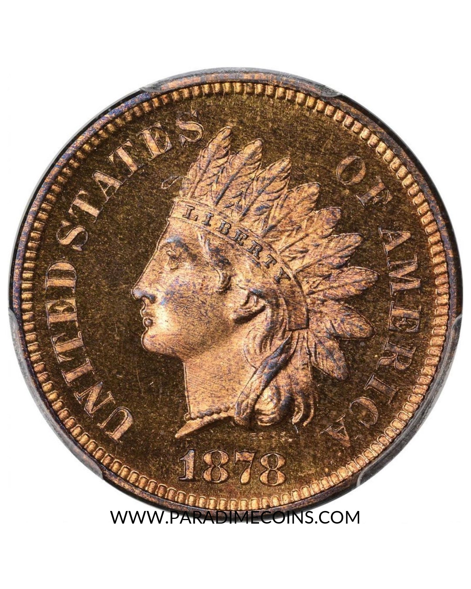 1878 1C PR65 RD CAMEO PCGS - Paradime Coins | PCGS NGC CACG CAC Rare US Numismatic Coins For Sale