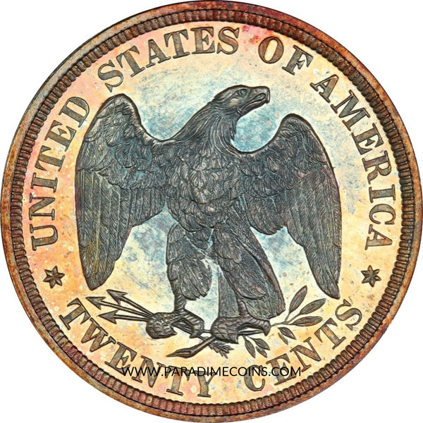 1878 20C PR66+ PCGS CAC - Paradime Coins | PCGS NGC CACG CAC Rare US Numismatic Coins For Sale
