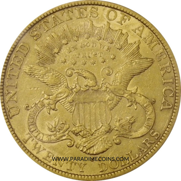 1878-CC $20 XF40 PCGS CAC - Paradime Coins | PCGS NGC CACG CAC Rare US Numismatic Coins For Sale