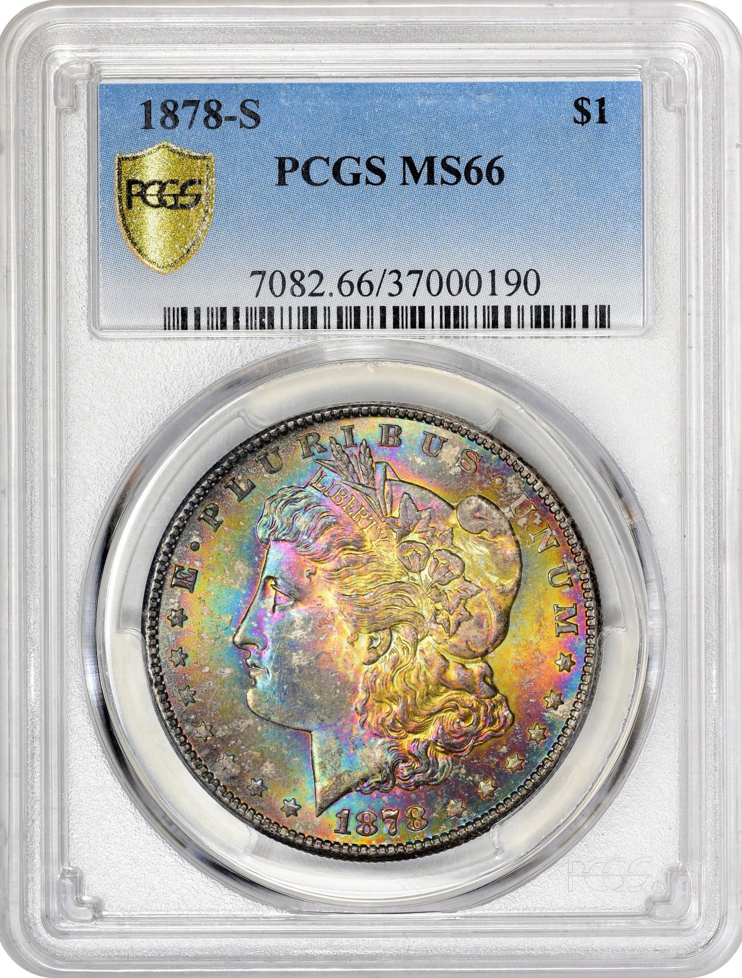 1878-S $1 MS66 PCGS - Paradime Coins | PCGS NGC CACG CAC Rare US Numismatic Coins For Sale