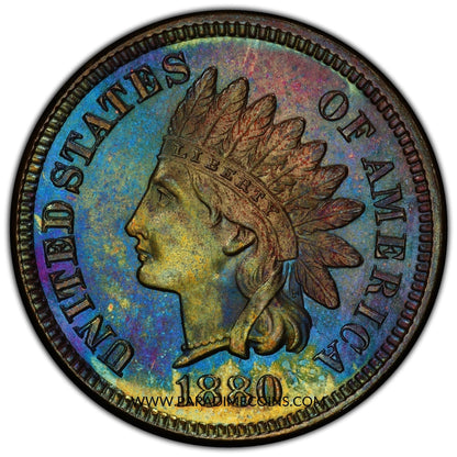 1880 1C PR66 RB PCGS EEPS - Paradime Coins | PCGS NGC CACG CAC Rare US Numismatic Coins For Sale