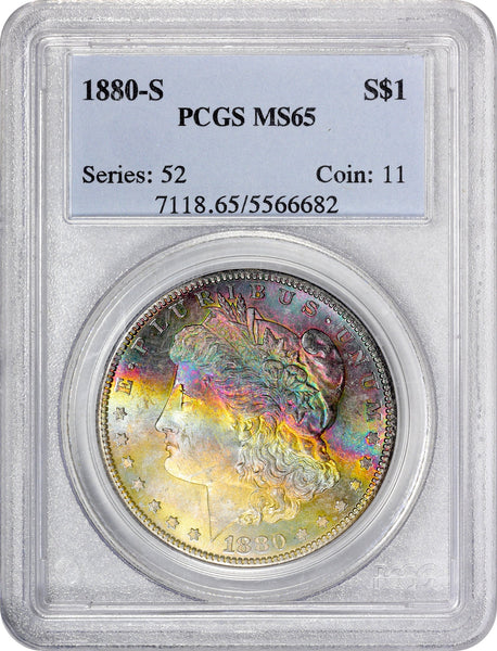 1880-S $1 MS65 PCGS - Paradime Coins | PCGS NGC CACG CAC Rare US Numismatic Coins For Sale