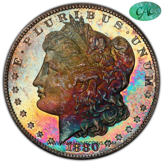 1880-S $1 MS66+ PCGS CAC - Paradime Coins | PCGS NGC CACG CAC Rare US Numismatic Coins For Sale