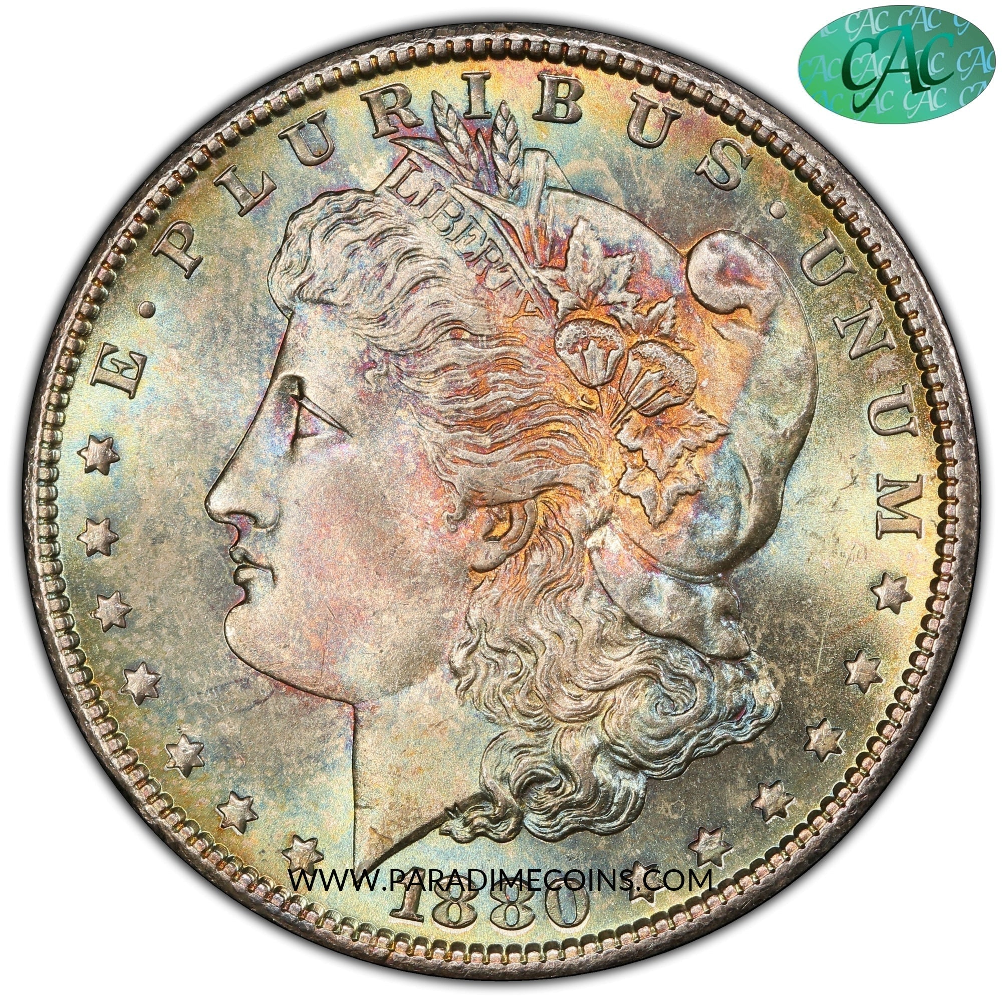 1880-S $1 MS67 PCGS CAC - Paradime Coins | PCGS NGC CACG CAC Rare US Numismatic Coins For Sale