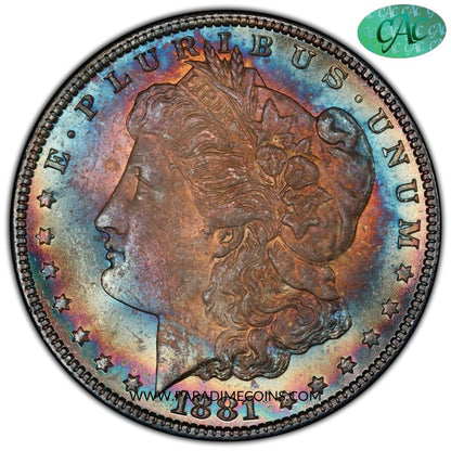 1881 $1 MS64 PCGS CAC - Paradime Coins | PCGS NGC CACG CAC Rare US Numismatic Coins For Sale