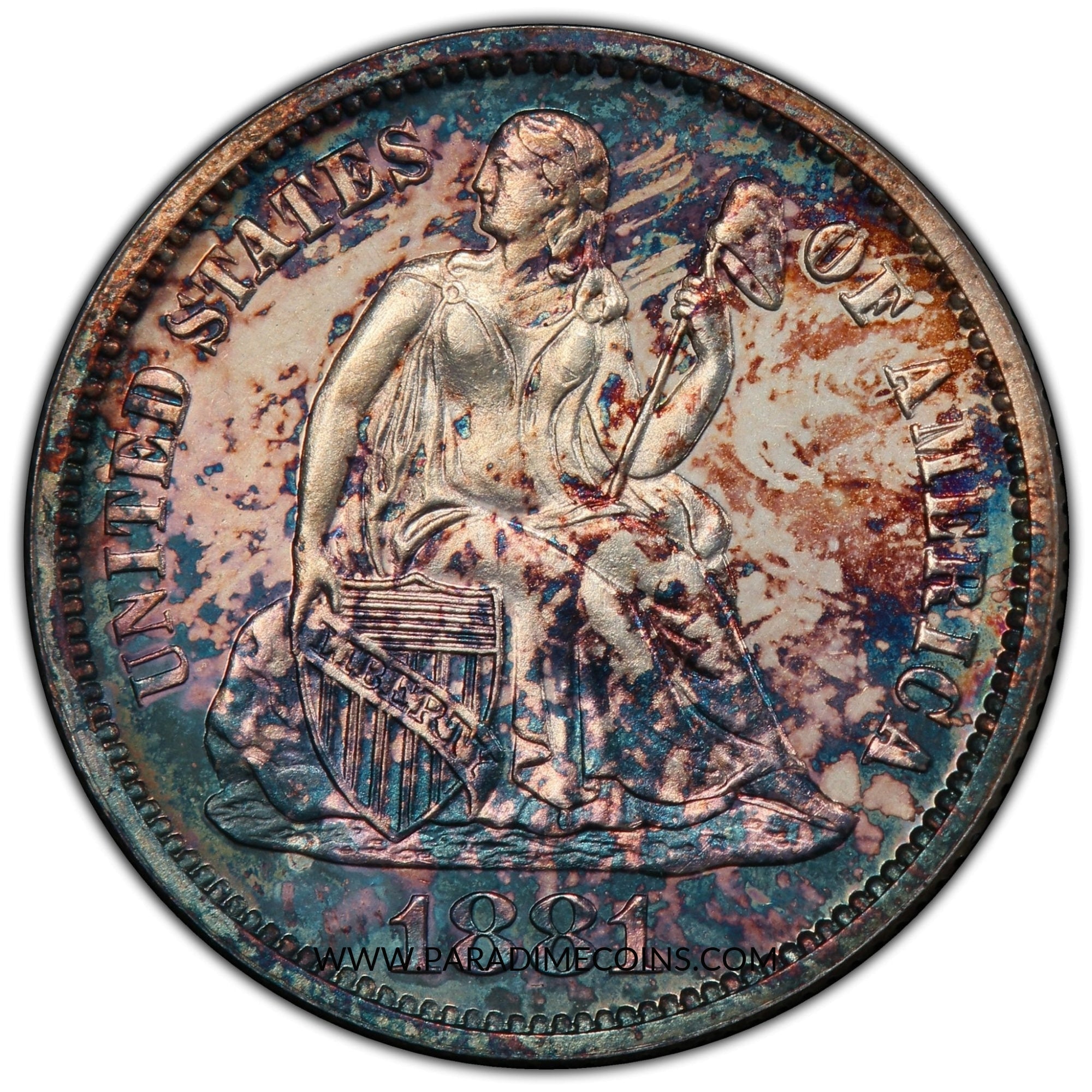1881 10C PR66 PCGS - Paradime Coins | PCGS NGC CACG CAC Rare US Numismatic Coins For Sale