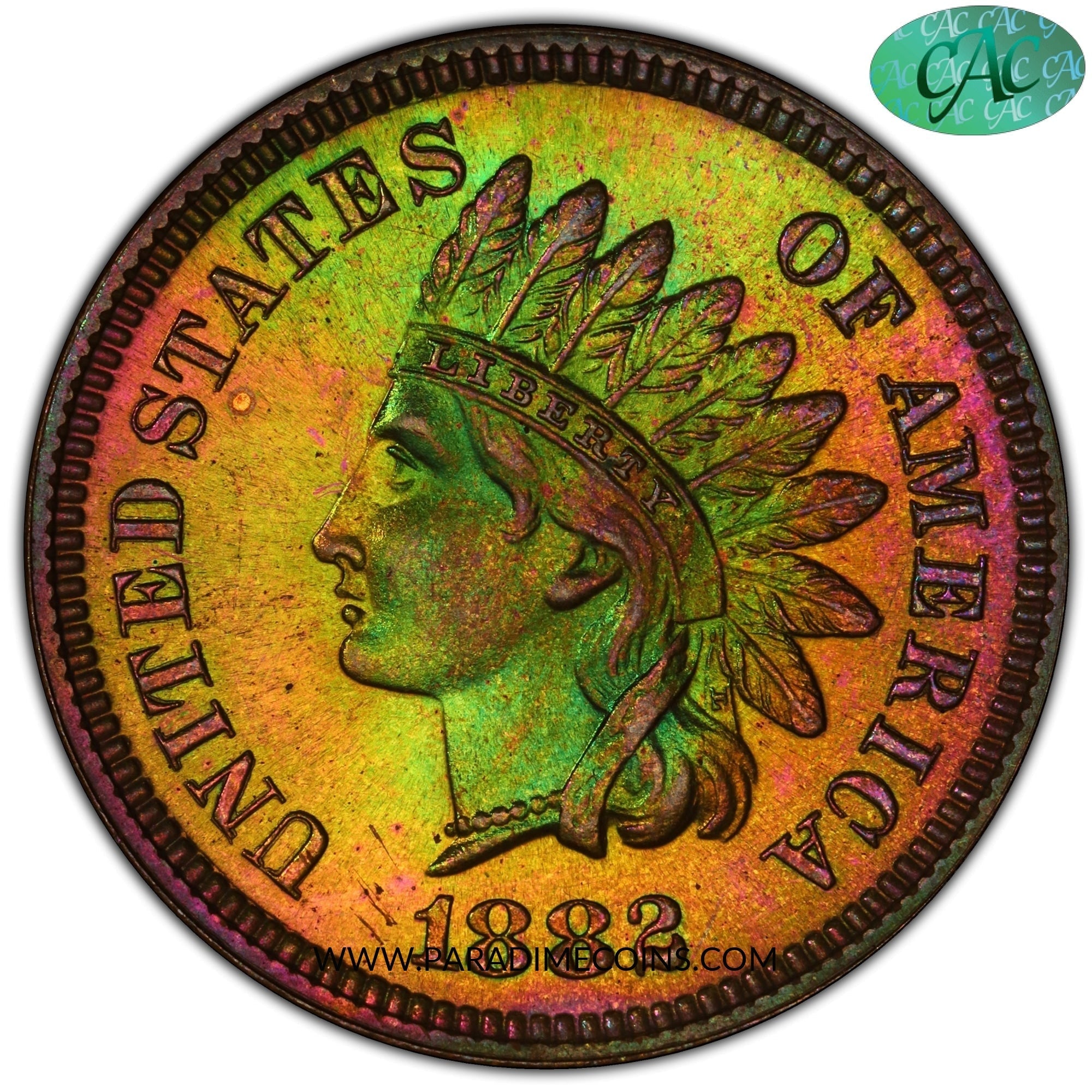 1882 1C PR67 BN PCGS CAC EEPS - Paradime Coins | PCGS NGC CACG CAC Rare US Numismatic Coins For Sale