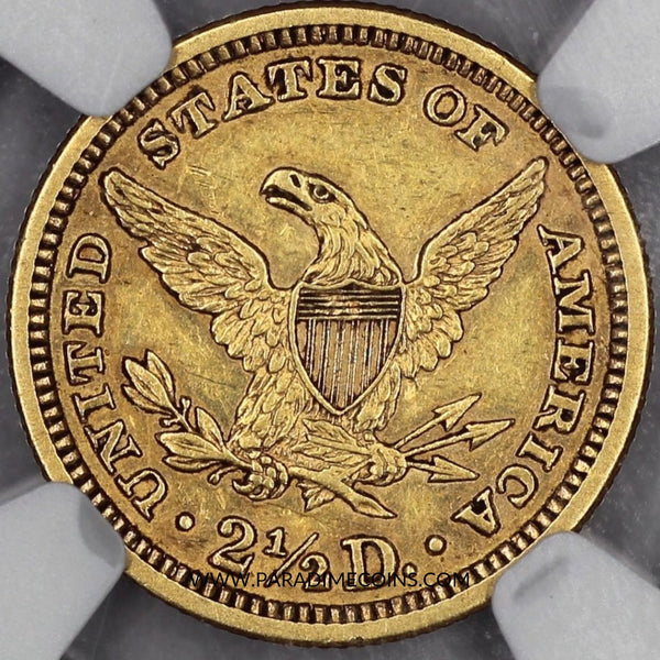 1883 $2.5 AU58 NGC CAC - Paradime Coins | PCGS NGC CACG CAC Rare US Numismatic Coins For Sale