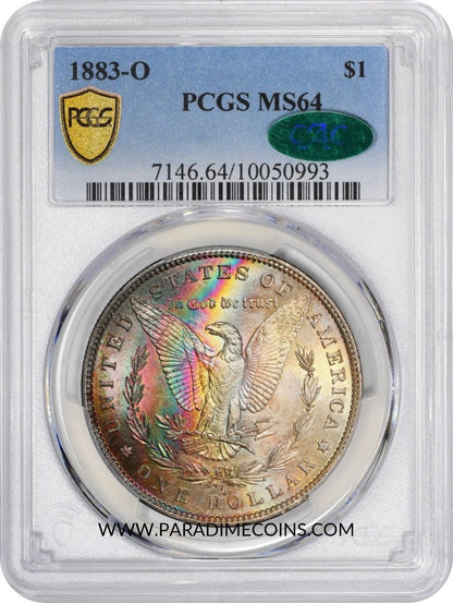 1883-O $1 MS64 PCGS CAC - Paradime Coins | PCGS NGC CACG CAC Rare US Numismatic Coins For Sale