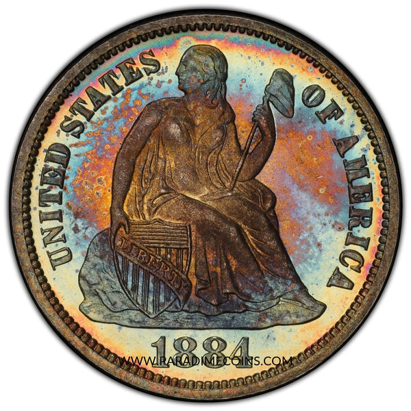 1884 10C PR68 PCGS - Paradime Coins | PCGS NGC CACG CAC Rare US Numismatic Coins For Sale