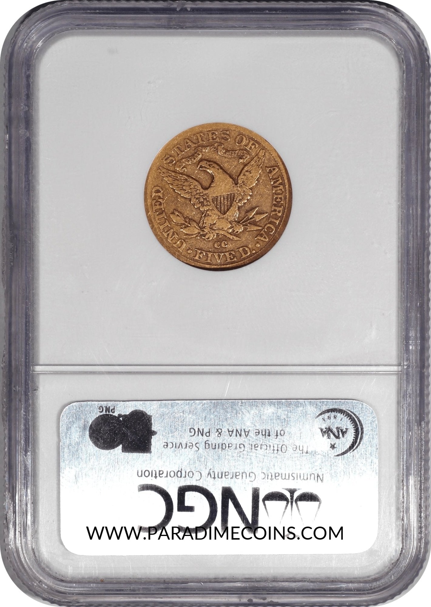 1884-CC $5 F12 NGC CAC - Paradime Coins | PCGS NGC CACG CAC Rare US Numismatic Coins For Sale