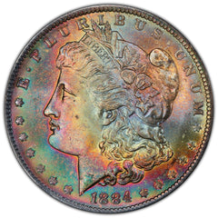 1884-O $1 MS67 PCGS