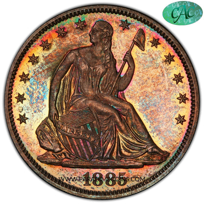 1885 50C PR65 PCGS CAC - Paradime Coins | PCGS NGC CACG CAC Rare US Numismatic Coins For Sale