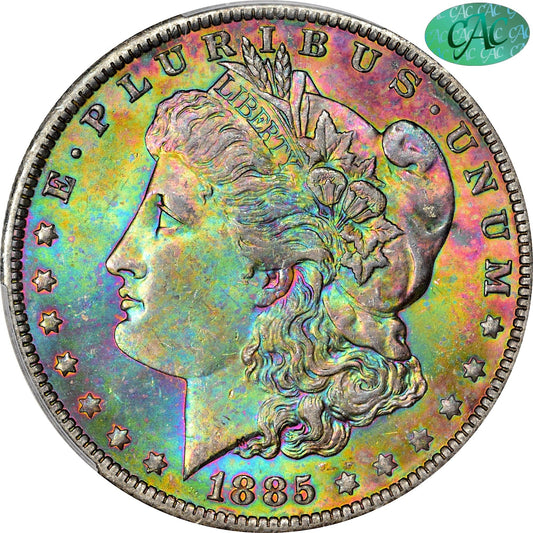 1885-O $1 MS64 PCGS CAC - Paradime Coins | PCGS NGC CACG CAC Rare US Numismatic Coins For Sale