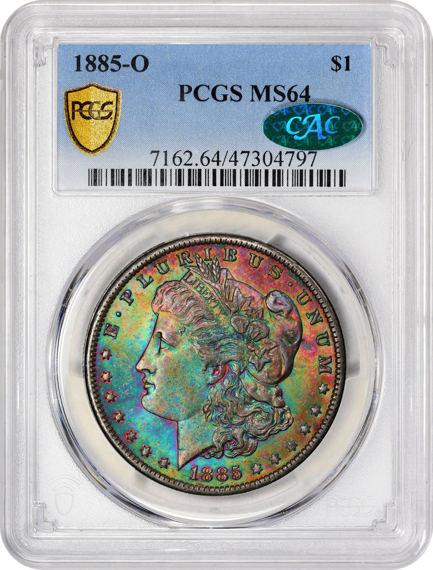 1885-O $1 MS64 PCGS CAC - Paradime Coins | PCGS NGC CACG CAC Rare US Numismatic Coins For Sale