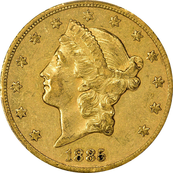 1885-CC $20 XF45 PCGS - Paradime Coins | PCGS NGC CACG CAC Rare US Numismatic Coins For Sale
