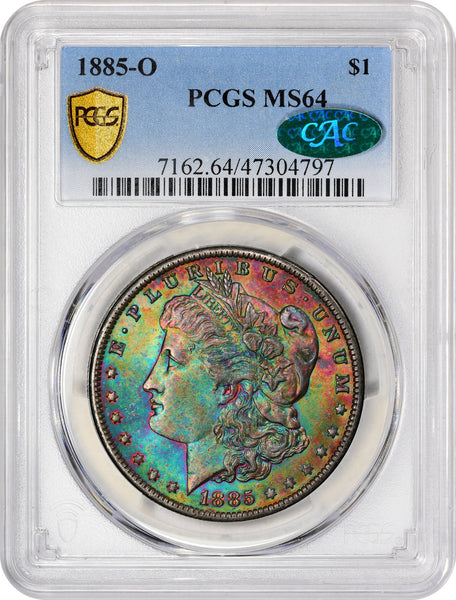 1885-O $1 MS64 PCGS CAC - Paradime Coins US Coins For Sale