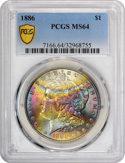 1886 $1 MS64 PCGS - Paradime Coins | PCGS NGC CACG CAC Rare US Numismatic Coins For Sale