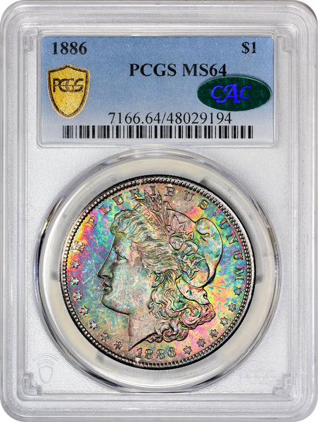 1886 $1 MS64 PCGS CAC - Paradime Coins | PCGS NGC CACG CAC Rare US Numismatic Coins For Sale