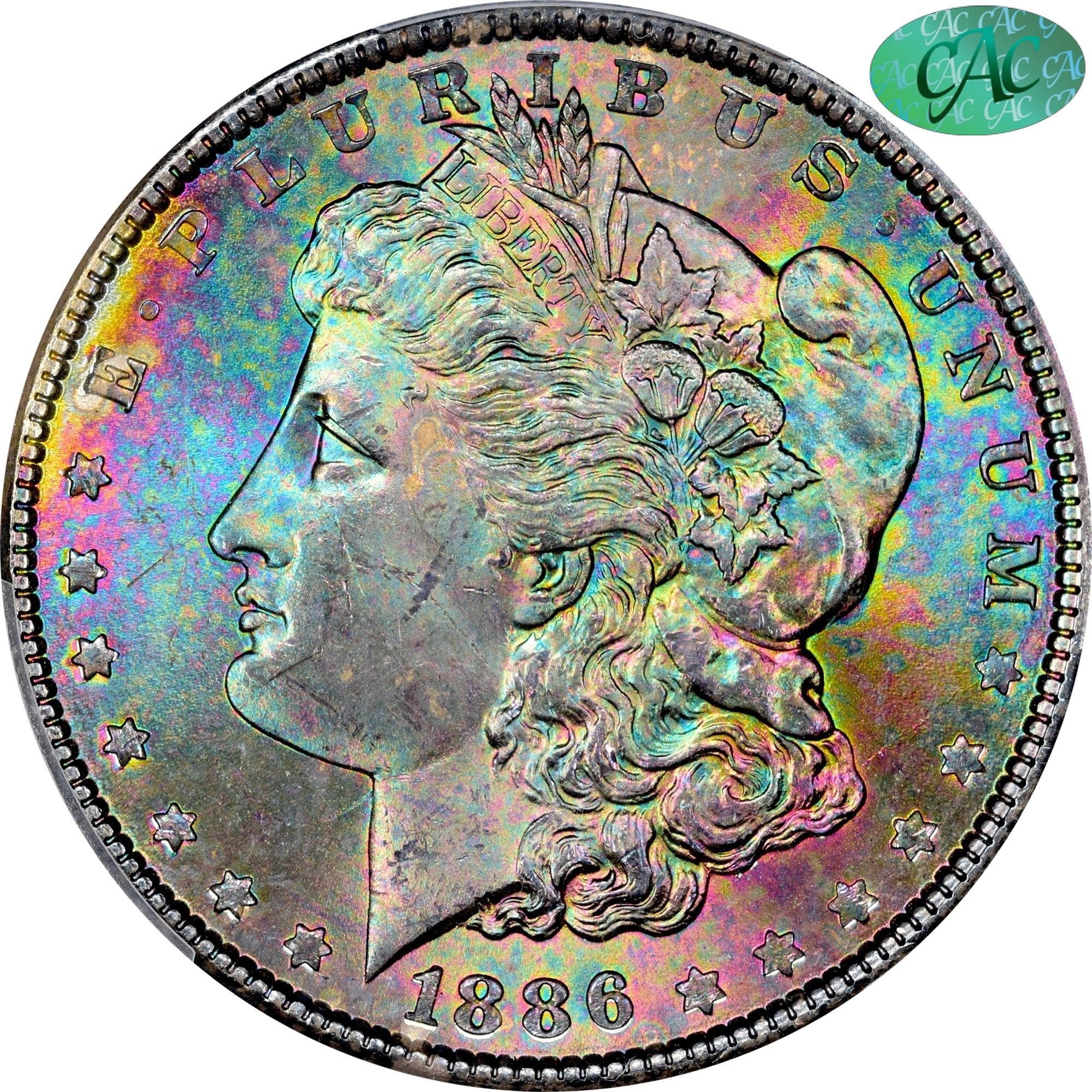 1886 $1 MS64 PCGS CAC - Paradime Coins | PCGS NGC CACG CAC Rare US Numismatic Coins For Sale