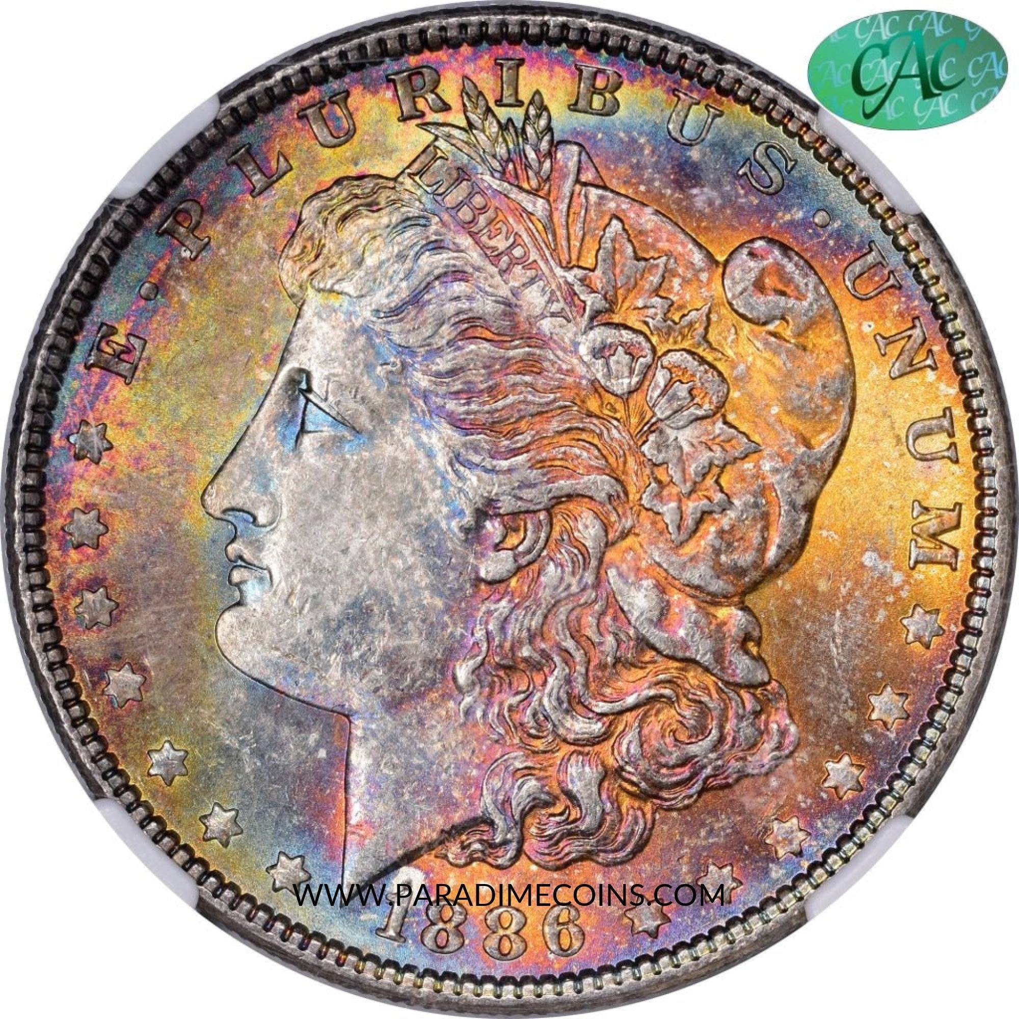 1886 $1 MS64 STAR NGC CAC - Paradime Coins | PCGS NGC CACG CAC Rare US Numismatic Coins For Sale