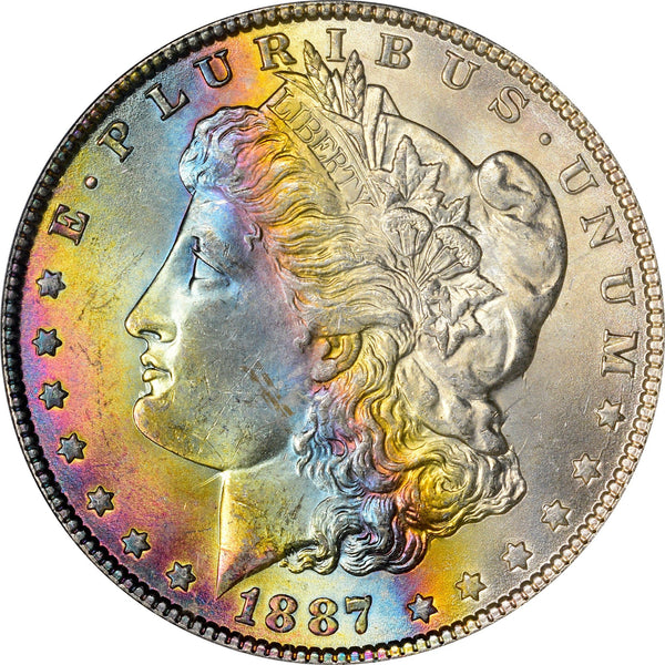 1887 $1 MS64 OGH PCGS CAC - Paradime Coins US Coins For Sale