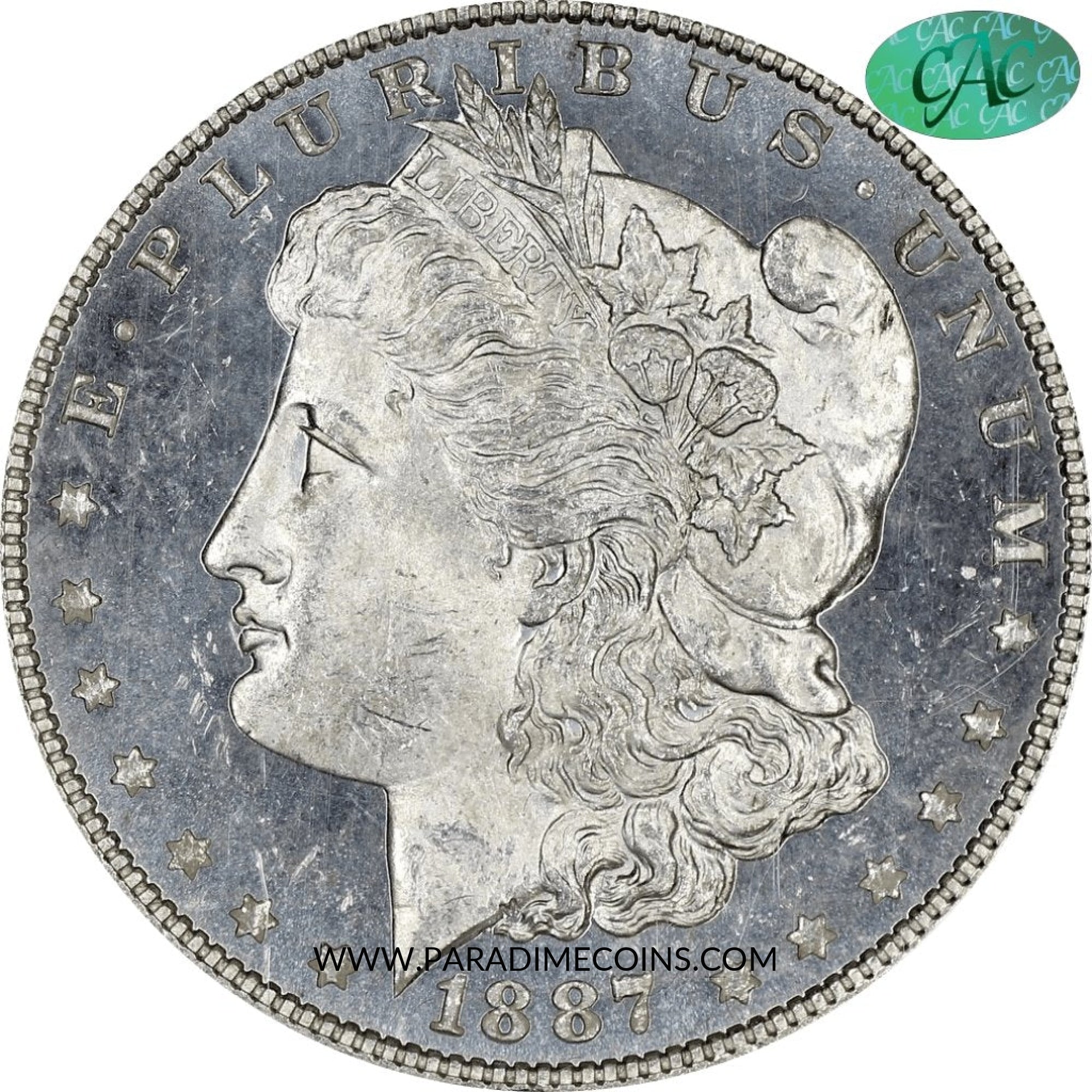 1887 $1 MS65 DMPL PCGS CAC - Paradime Coins | PCGS NGC CACG CAC Rare US Numismatic Coins For Sale