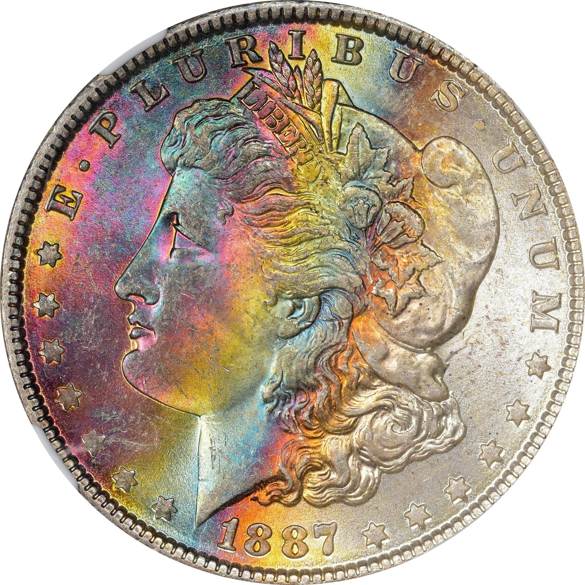 1887 $1 MS64 NGC CAC EX AURORA ORBAN - Paradime Coins | PCGS NGC CACG CAC Rare US Numismatic Coins For Sale