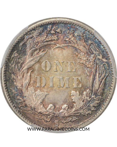 1888-S 10C MS64 PCGS CAC - Paradime Coins US Coins For Sale
