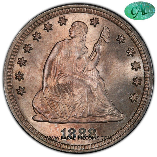1888-S 25C MS66+ PCGS CAC - Paradime Coins | PCGS NGC CACG CAC Rare US Numismatic Coins For Sale