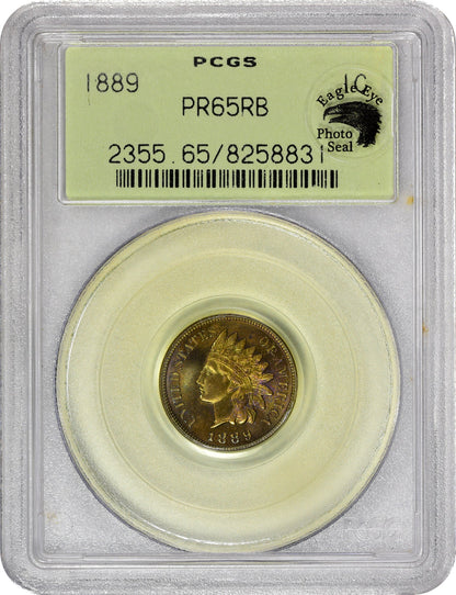 1889 1C PR65 RB OGH PCGS EEPS - Paradime Coins | PCGS NGC CACG CAC Rare US Numismatic Coins For Sale