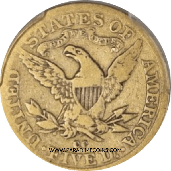 1890-CC $5 F15 PCGS CAC - Paradime Coins | PCGS NGC CACG CAC Rare US Numismatic Coins For Sale