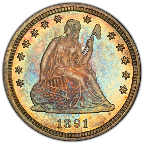 1891 25C PR66 PCGS - Paradime Coins US Coins For Sale