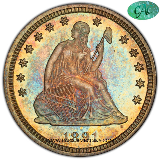 1891 25C PR66 PCGS CAC - Paradime Coins | PCGS NGC CACG CAC Rare US Numismatic Coins For Sale