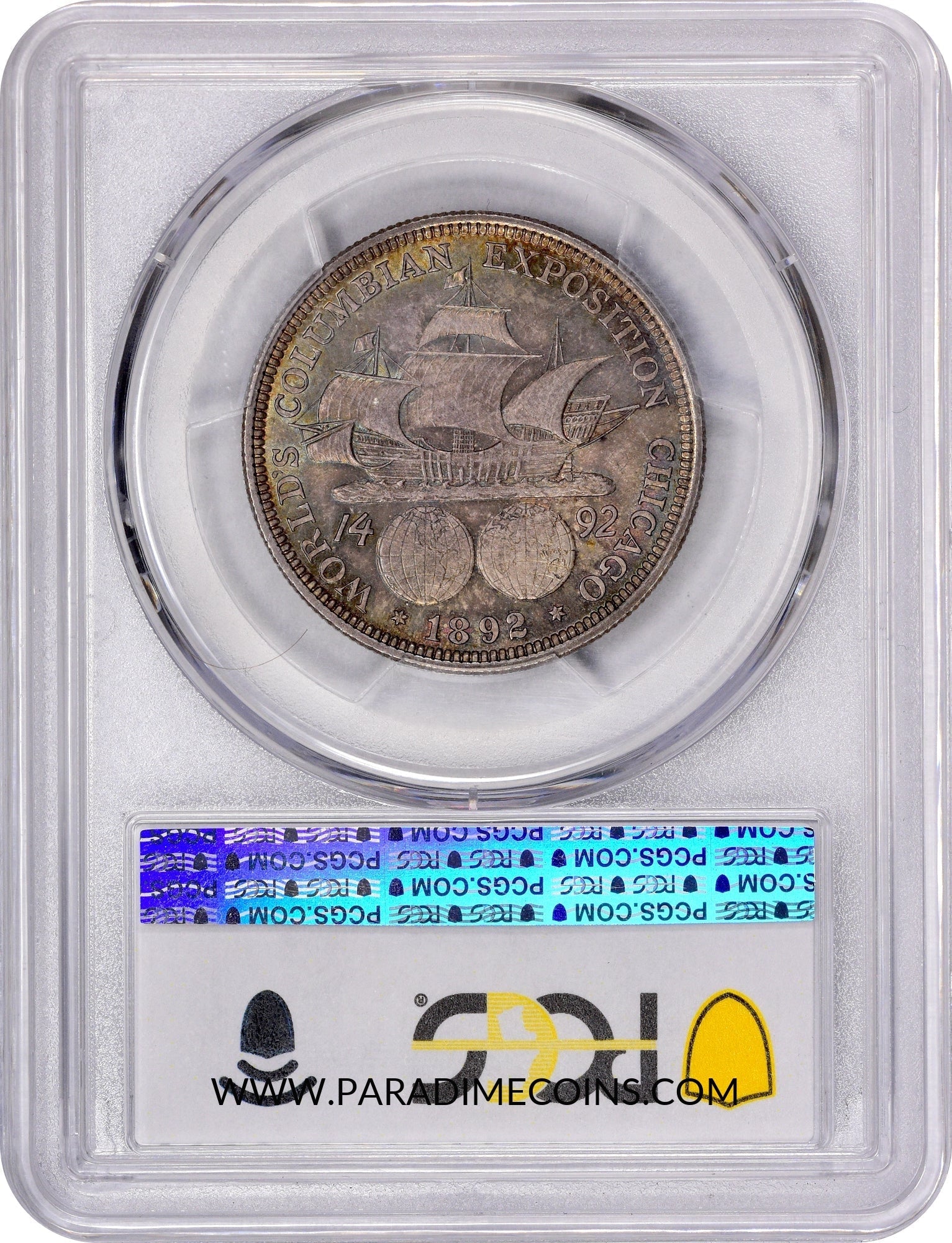 1892 50C COLUMBIA MS64 PCGS CAC - Paradime Coins | PCGS NGC CACG CAC Rare US Numismatic Coins For Sale