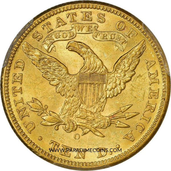 1893-O $10 MS62 PCGS CAC - Paradime Coins | PCGS NGC CACG CAC Rare US Numismatic Coins For Sale