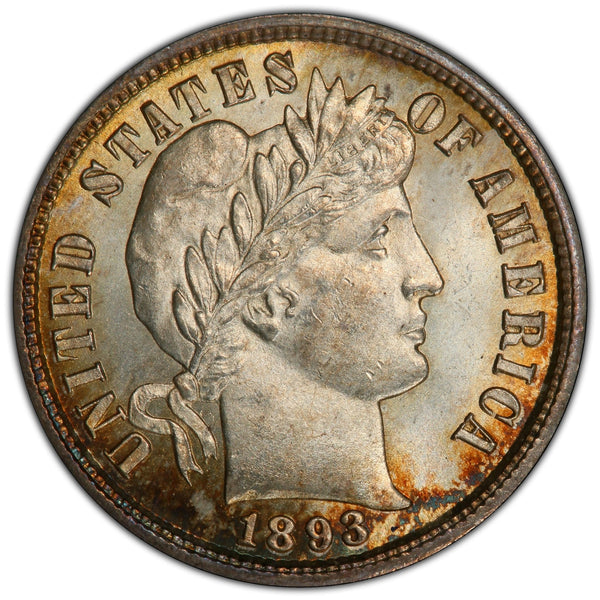 1893-S 10C MS66+ PCGS CAC - Paradime Coins US Coins For Sale